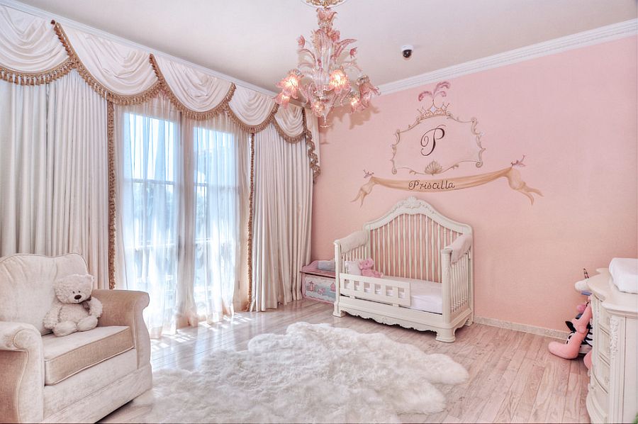 Pretty-pink-girls-nursery-with-elegant-Mediterranean-style