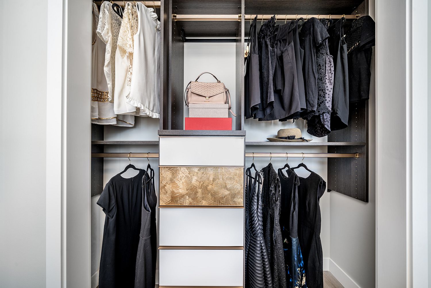 Simple and small closet is a showstopper