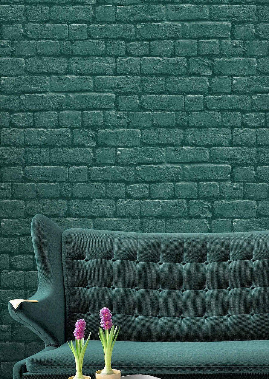 You can even choose from an array of colorful brick wallpaper options out there for a brighter home