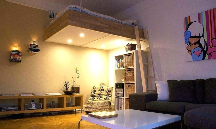 Loft bed with clearance secret room