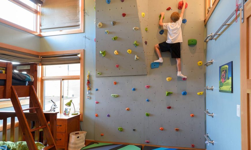 Creative Climbing Walls for the Kids’ Rooms: A More Active Home Interior