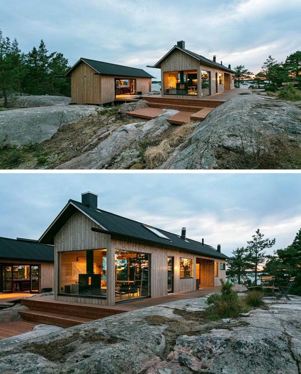 Scandinavian Style Contemporary Cabins Combine Awesome Views with ...