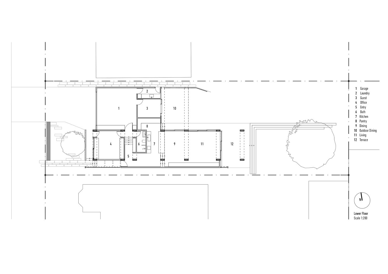 Floor-plan-of-the-Escarpment-House-in-Australia