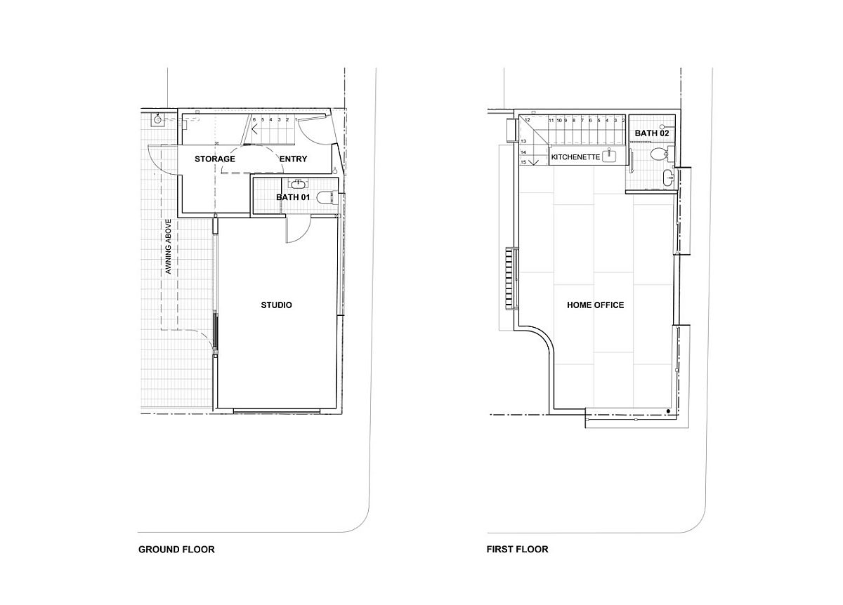 Floor plan of the Tinshed designed by Raffaello Rosselli