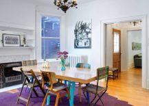 Lovely-purple-rug-adds-plenty-of-brightness-to-this-contemporary-dining-room-in-neutral-colors-217x155