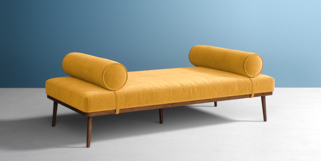 Mustard daybed from Anthropologie