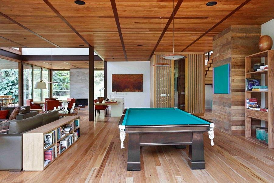 Pool-table-in-the-living-space-is-a-fun-and-unique-addition