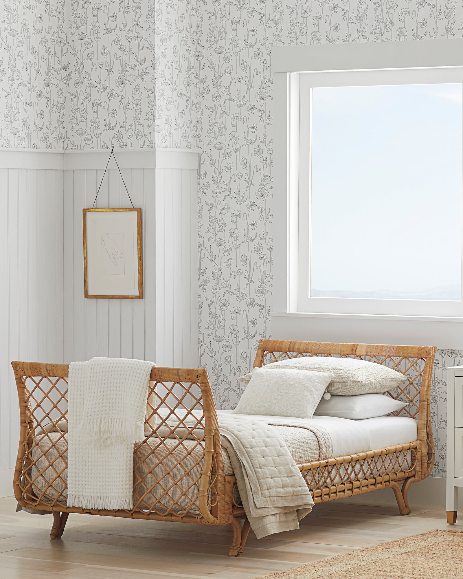 Rattan daybed from Serena & Lily