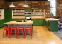 Simple-backless-industrial-bar-stools-in-red-are-perfect-for-kitchen-with-matching-industrial-charm-217x155