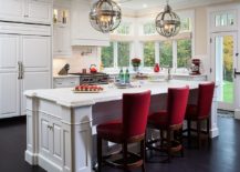Victorian-kitchen-with-comfortable-and-regal-red-bar-chairs-that-steal-the-spotlight-217x155