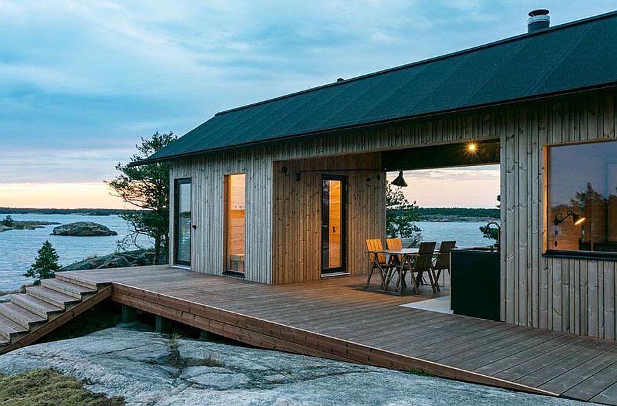 View of the landscape around the cabins adds to its overall appeal