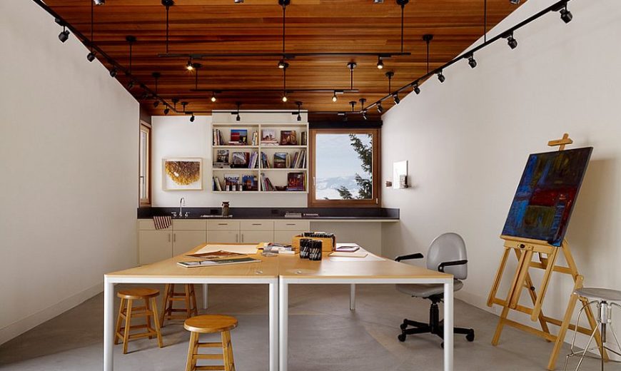 Modern Home Offices with Concrete Floors that Last the Test of Time