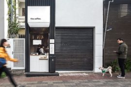 Japanese Minimalism and Smart Functionality Shape Ultra-Tiny Coffee Shop