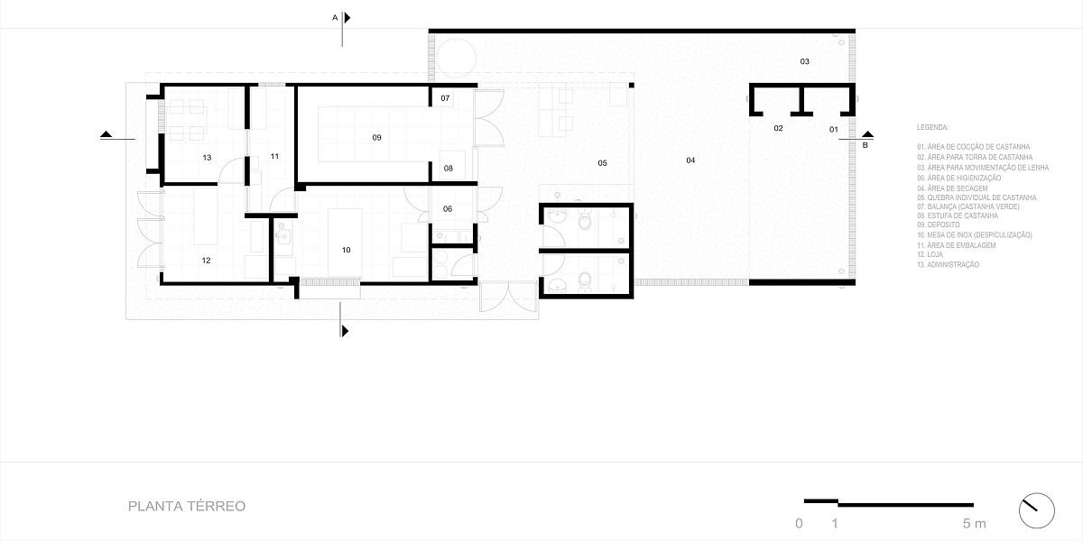 Design plan of the Castanhas de Caju Extension in Brazil