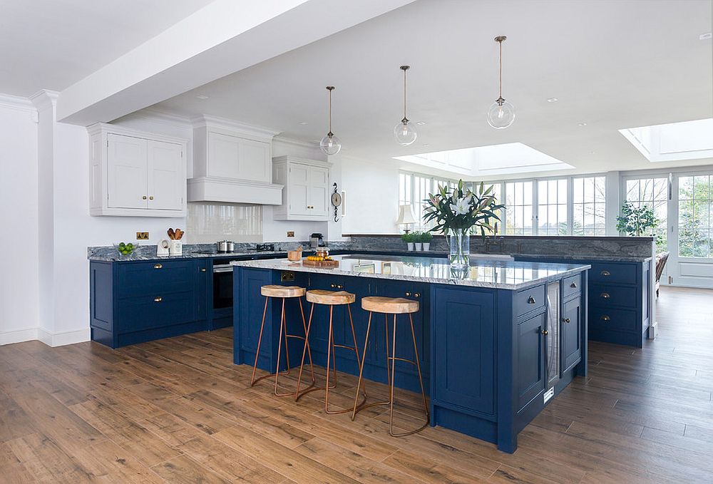 Spacious-white-and-blue-kitchen-is-a-classic-that-can-adapt-to-multiple-styles-with-ease