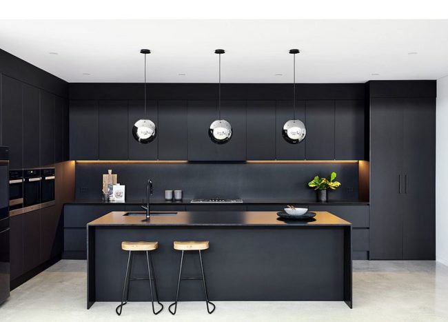 Beautiful Black Kitchens: 20 Exquisite Ideas and Inspirations Cutting ...