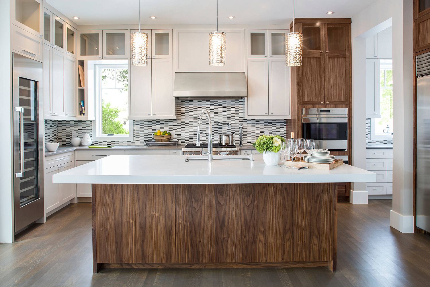 Trendy Kitchen Makeovers 20 Wood Islands that Blend Warmth with