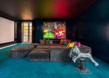 Blue-carpet-on-the-floor-brings-brightness-to-the-basement-eclectic-home-theater-92649-217x155