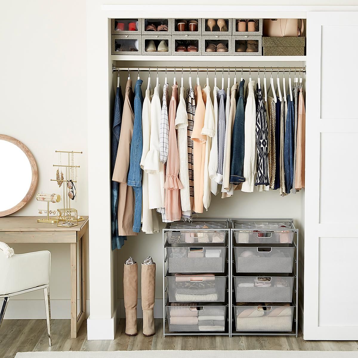 How to Organize a Small Closet with Smart Storage