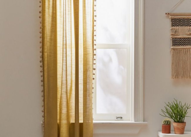 Brassy Curtain Rod From Urban Outfitters 66523 650x467 