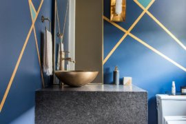 Bold Color Trending in the Powder Room: 20 Fab Ideas, Inspirations