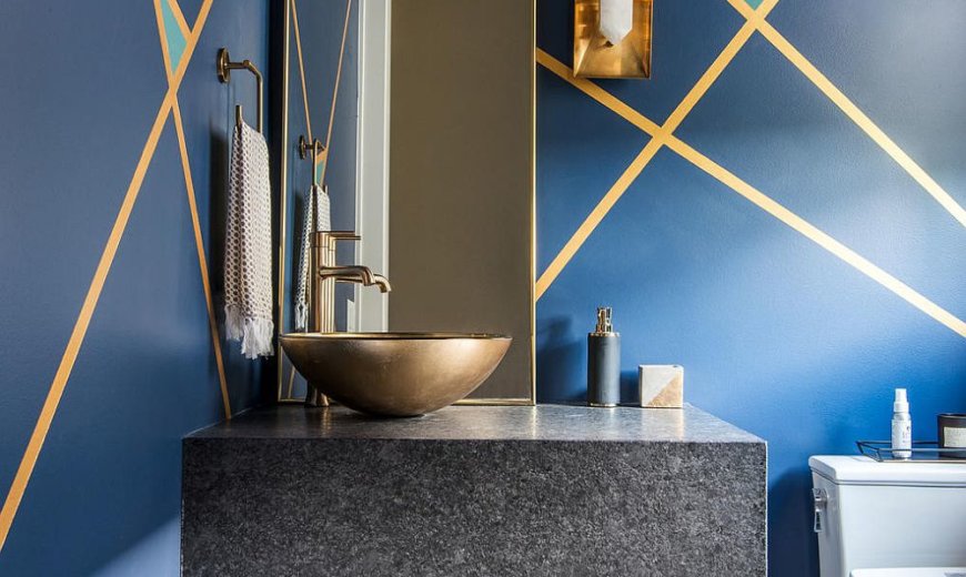 Bold Color Trending in the Powder Room: 20 Fab Ideas, Inspirations