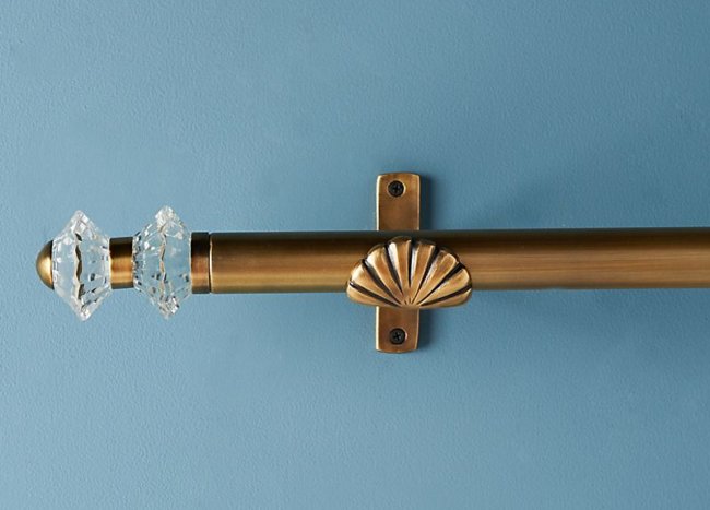 Detailed Brass Curtain Rod From Anthropologie 50731 650x467 