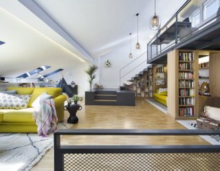 Impressive Attic Makeover Reveals a Space-Conscious Family Hub in Madrid!