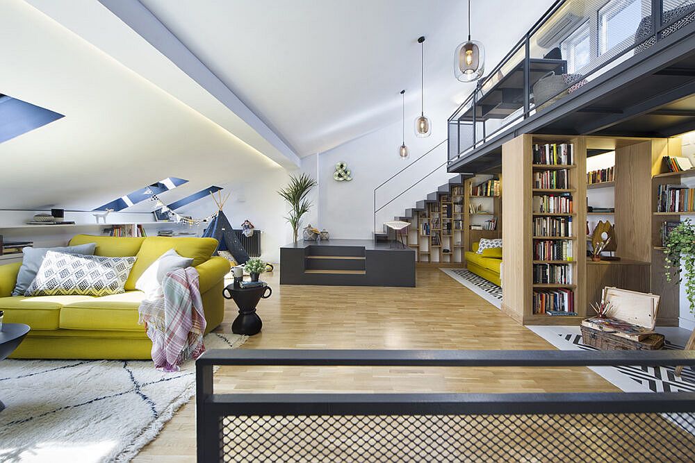 From the Roof Down Attic Makeover in Madrid by Egue Y Seta