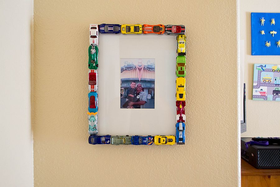 Colorful-and-fun-DIY-Matchbox-Car-Photo-Frame-15457