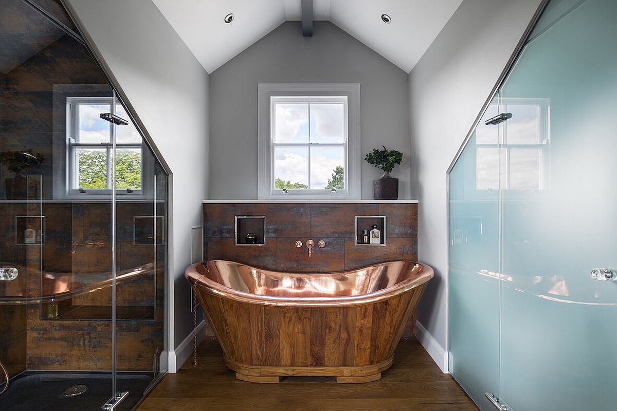 Copper-and-oak-roll-top-bathtub-inside-the-master-suite-with-multiple-finishes-44270