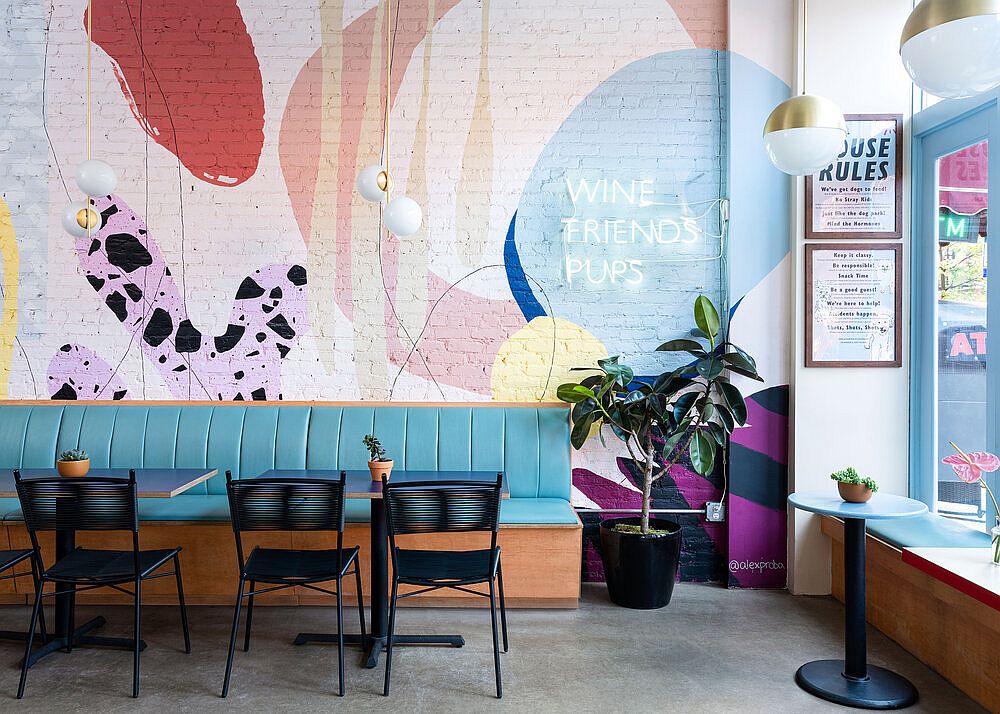 New York City?s Colorful, Pet-friendly Café where Feels Fresh and Charming