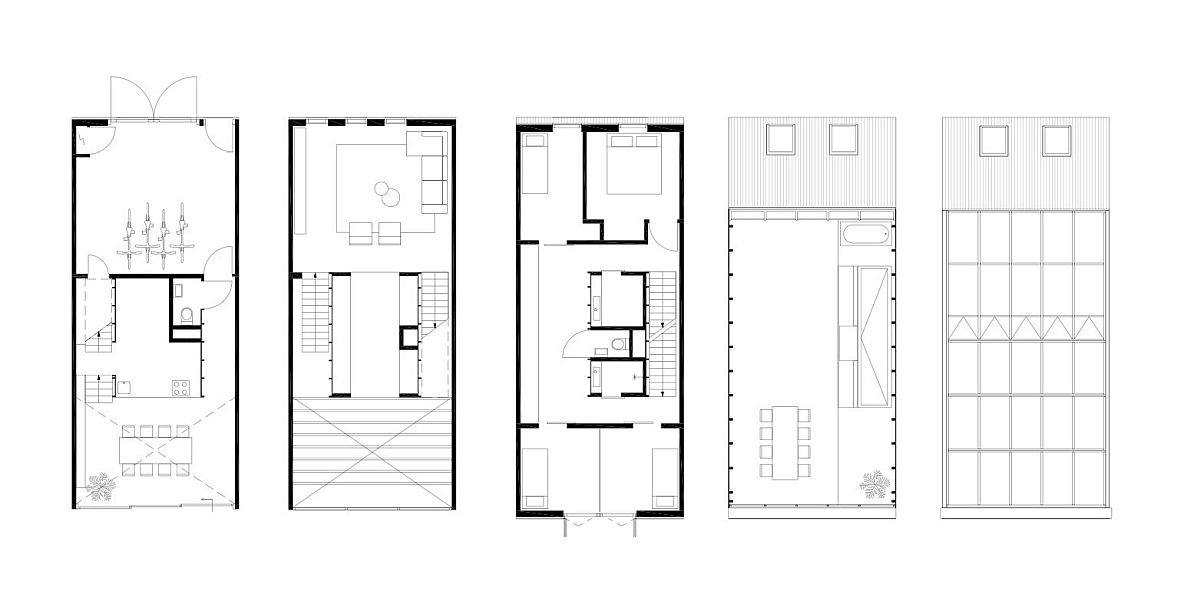 Design plan of House Buiksloterham created by NEXT architects in Amsterdam