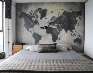 Map Your Bedroom: How to Decorate Adult Bedrooms with Maps!