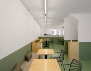 For Those Who Love All Things Green: Minimal Modern Restaurant in Sao Paulo