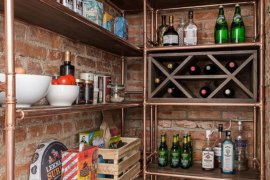 Industrial Style Pantry Ideas Save Space with Smart Functionality