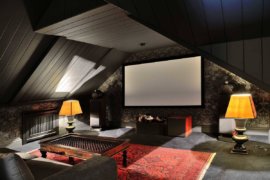 Stay Entertained: 20 Lovely Small Home Theaters and Media Rooms