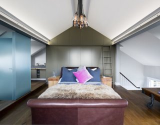 Luxurious Loft Master Suite Amazes with Brilliant Blend of Textures