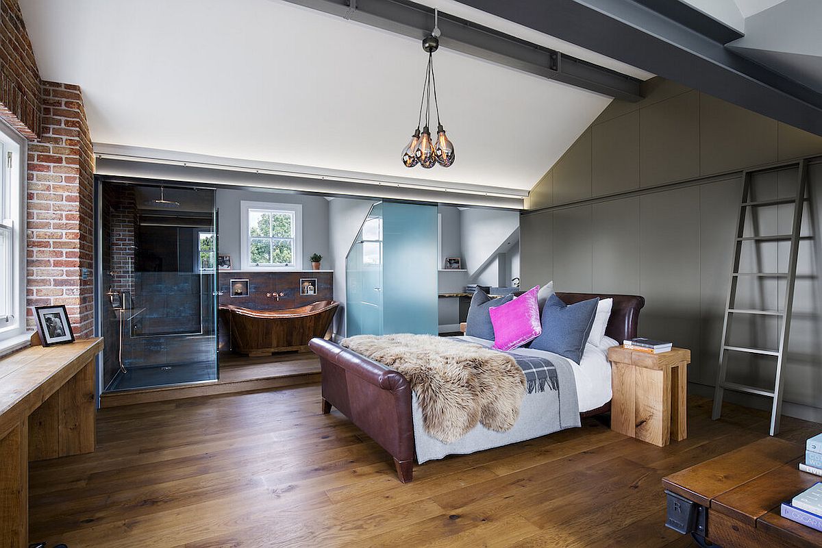 Three bedrooms turned into a spacious master suite in Essex full of luxury