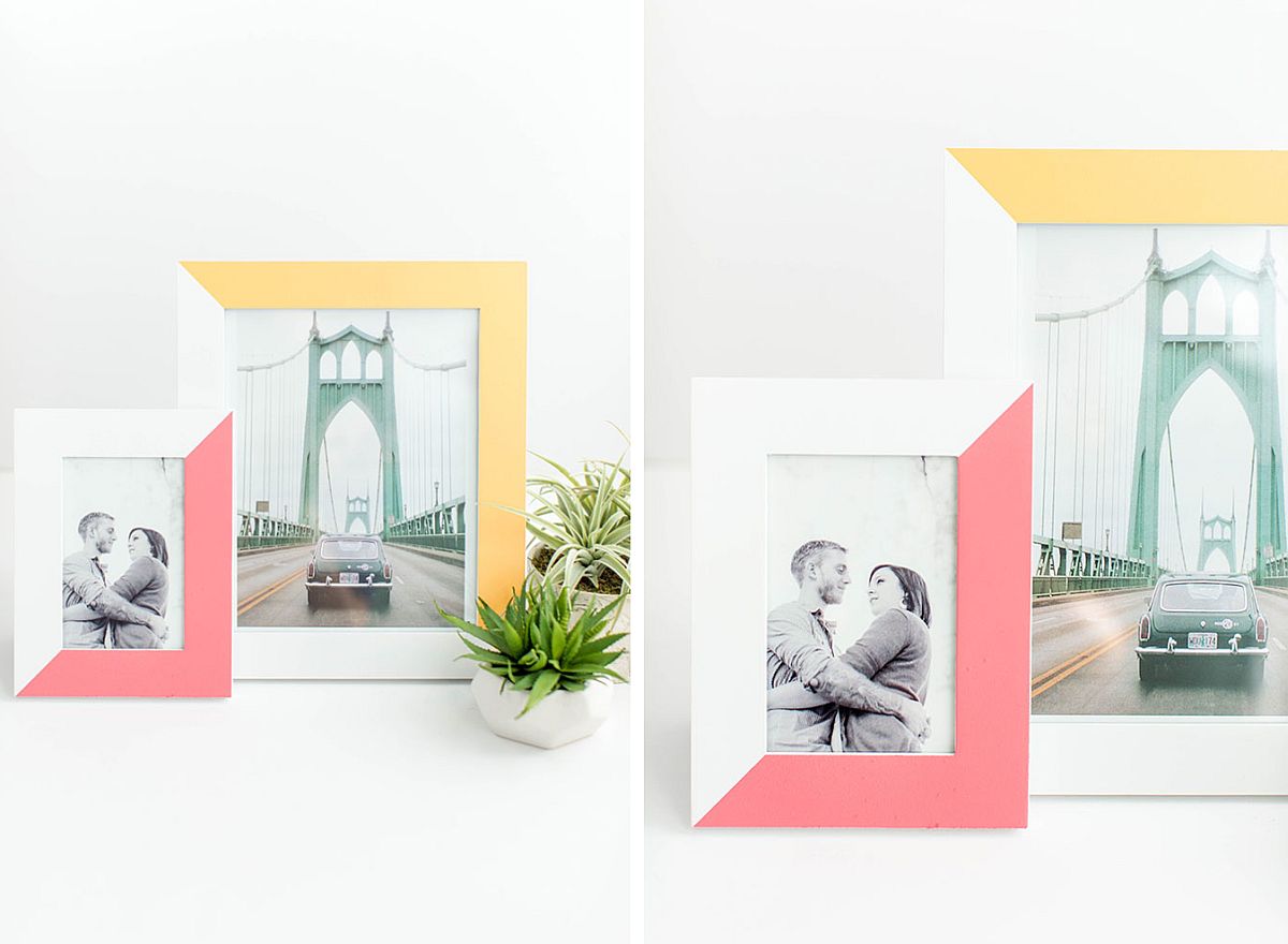 Two-tone-DIY-painted-picture-frame-71890