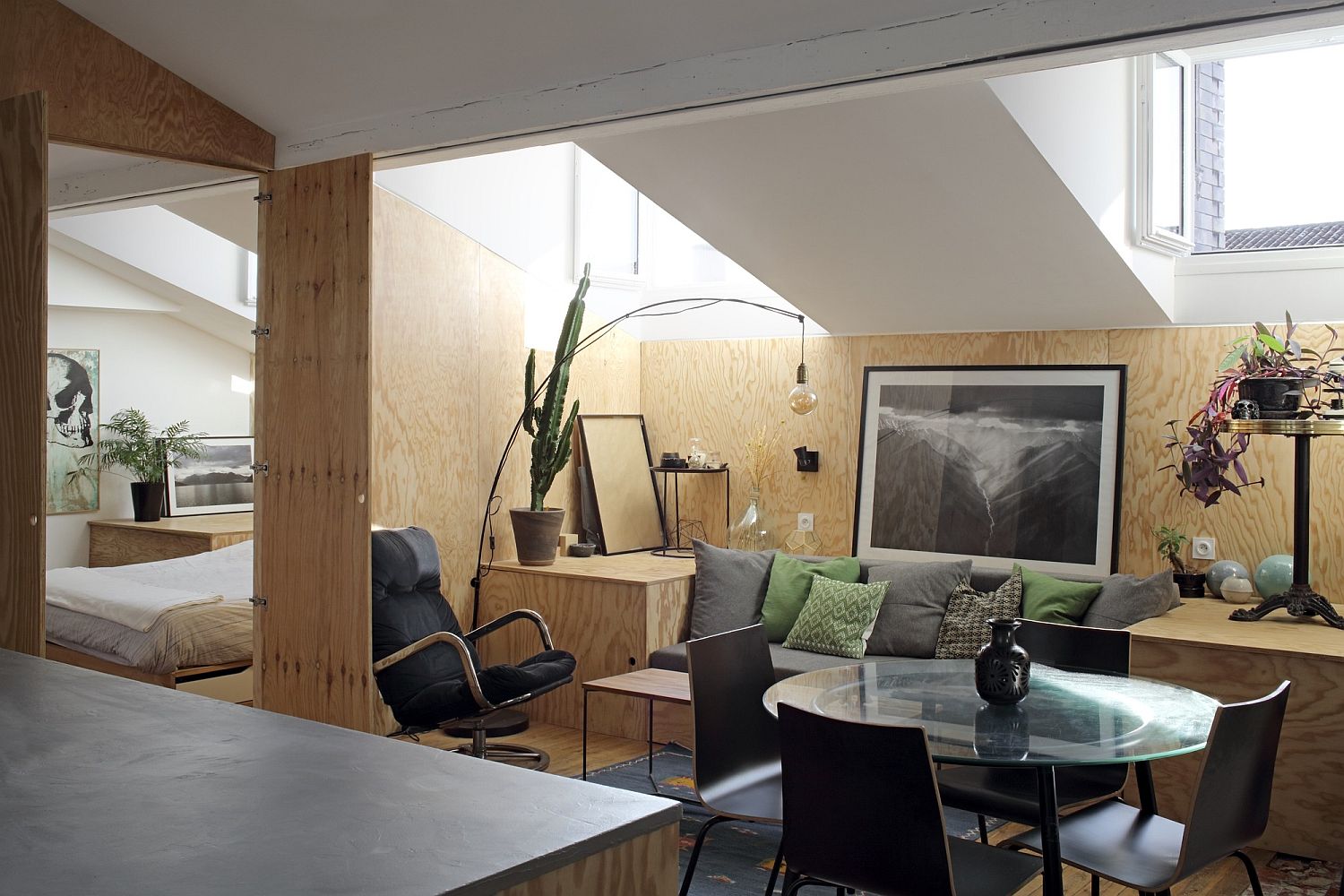 Bookcases In One Bedroom Apartment