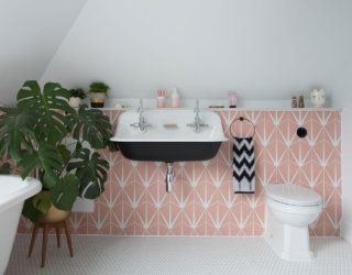 Uplifting Splash of Color: How to Add Pink to the Modern Bathroom