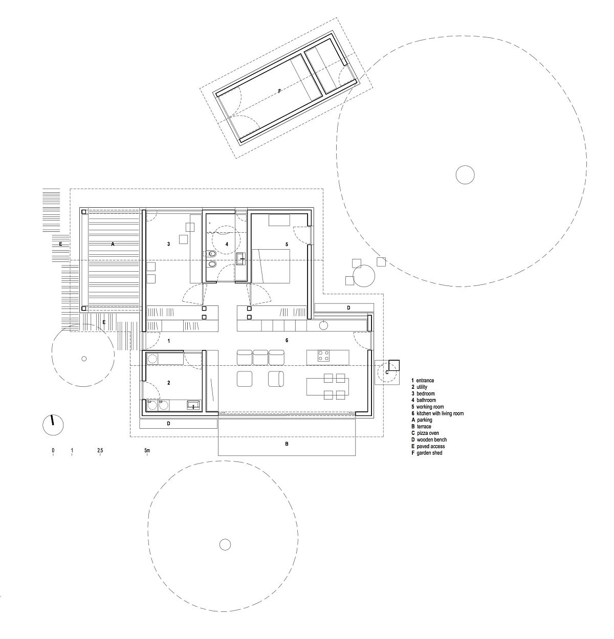 Floor plan of House for Simple Stay