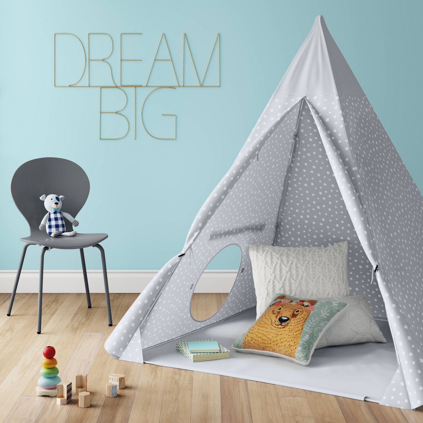 Kids-grey-tent-from-Target-81650