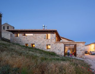 Old Shed with Stone Walls Transformed into a Fabulous Vacation Home in Spain