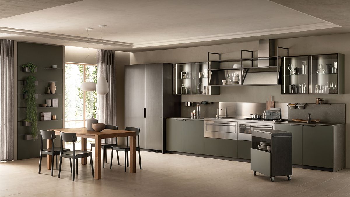 Polished modern kitchen MIA from Scavolini designed to bring professional sophistication to your home