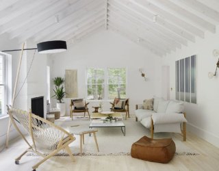 Modern Hamptons Getaway Charms with a Muted Scandinavian Style