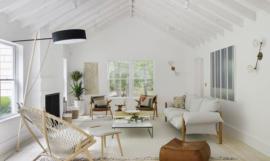 Modern Hamptons Getaway Charms with a Muted Scandinavian Style