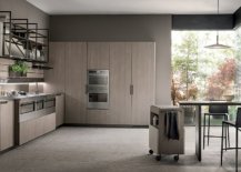 Small-rolling-cabinet-on-wheels-and-a-smart-breakfast-bar-for-the-spacious-contemporary-kitchen-51910-217x155
