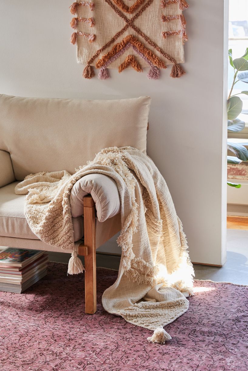 Tufted throw blanket from Urban Outfitters